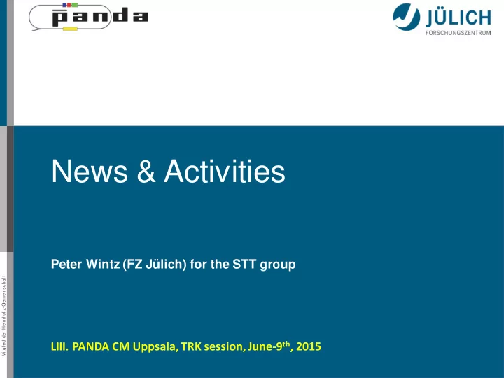 news activities