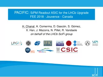 The LHCb Upgrade  Upgrade during during LHC LS2  (20192020).  New tracking system:  Factor