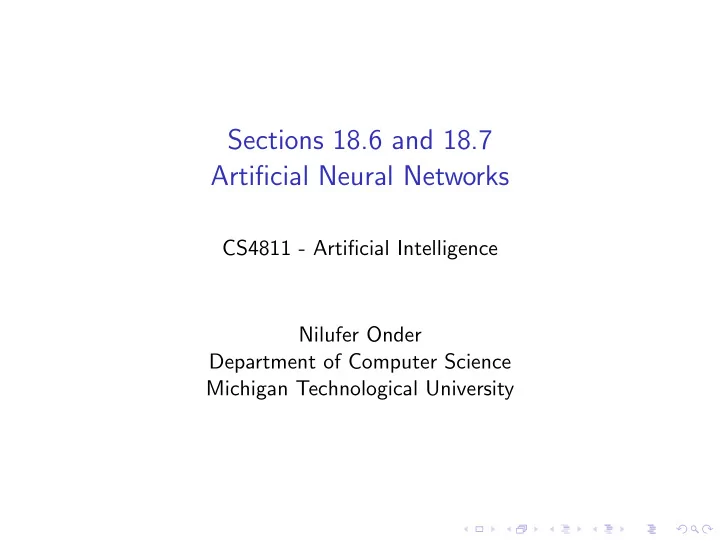 sections 18 6 and 18 7 artificial neural networks
