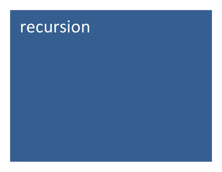 recursion how expressive is sql