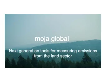 moja global  moja global  Next generation  Next generation tools for measuring emissions  tools for