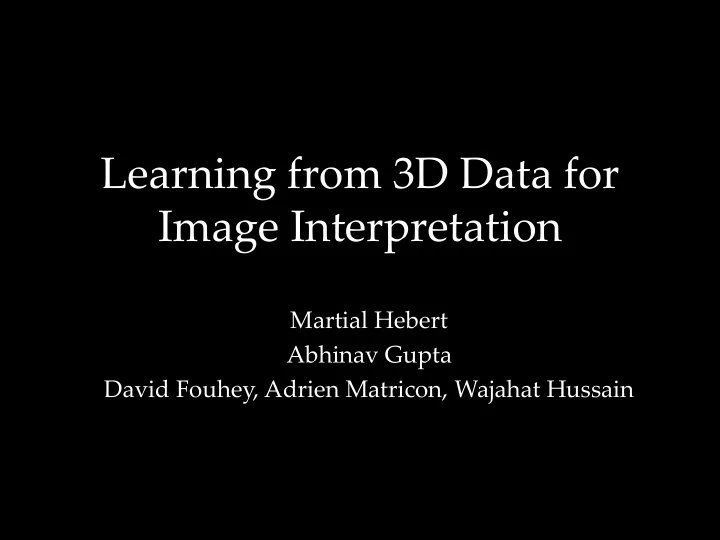 image interpretation