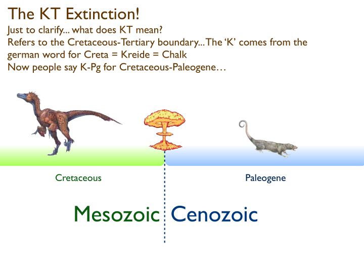 mesozoic cenozoic bolides