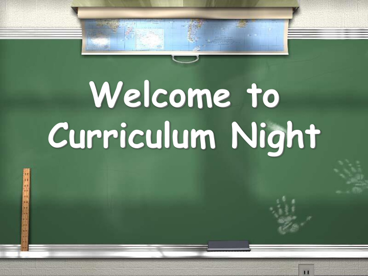 curriculum night junior high school counselor