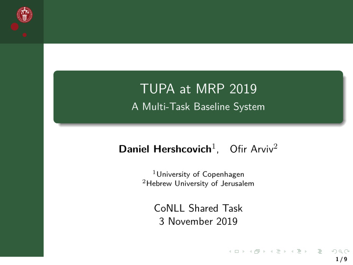 tupa at mrp 2019