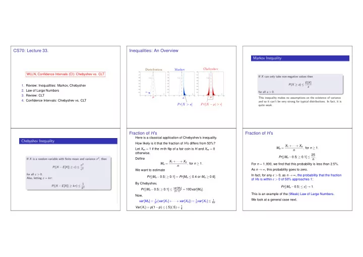 cs70 lecture 33 inequalities an overview