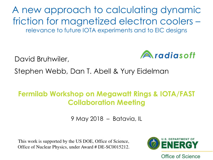 a new approach to calculating dynamic