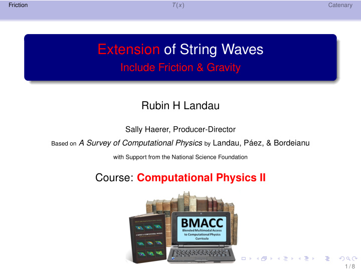 extension of string waves