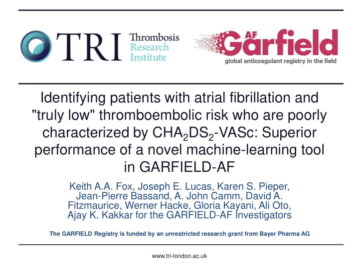 identifying patients with atrial fibrillation and