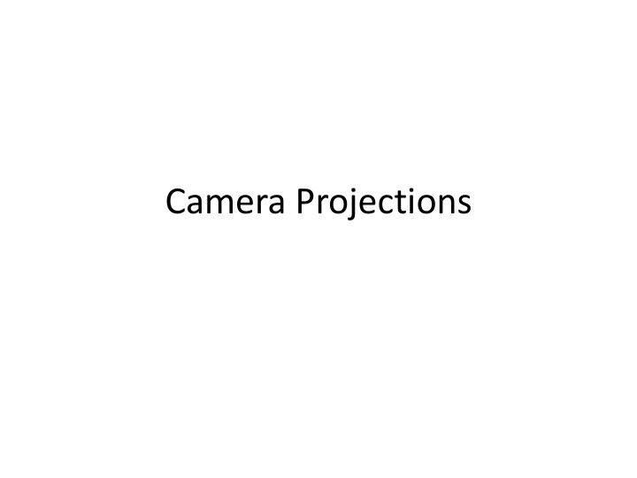 camera projections