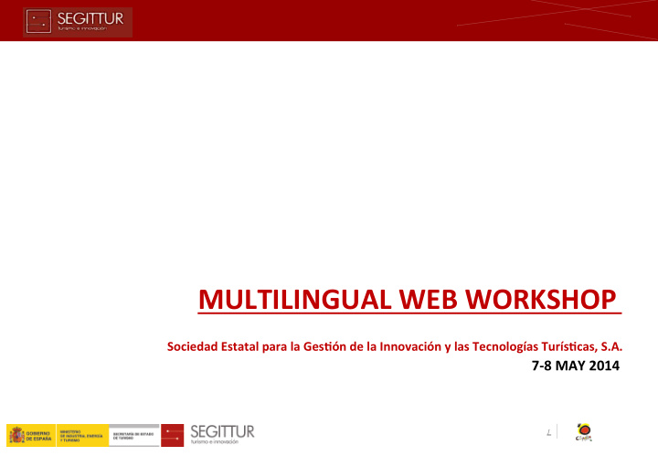 multilingual web workshop