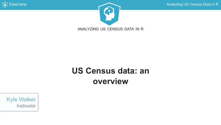 us census data an overview