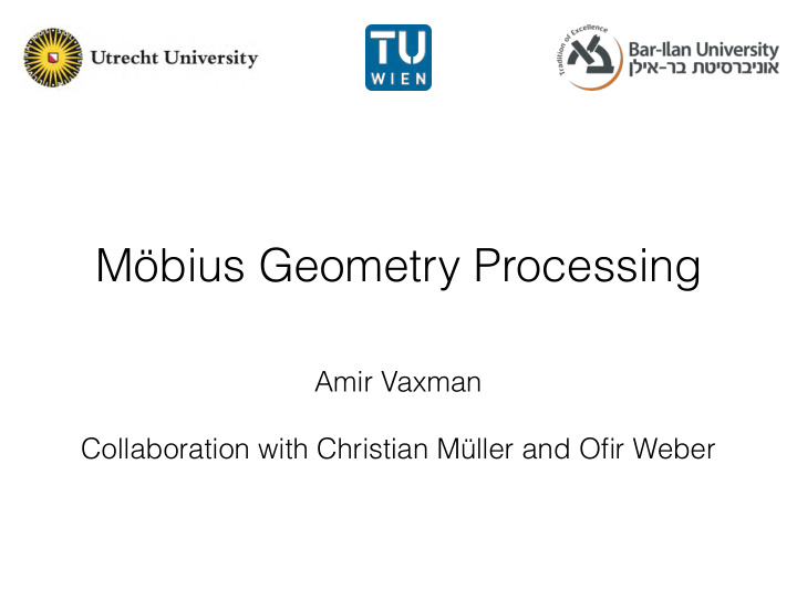 m bius geometry processing