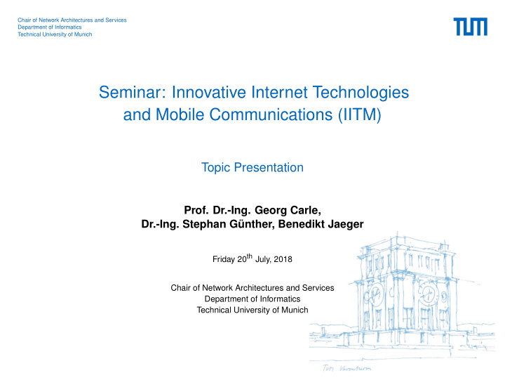 seminar innovative internet technologies and mobile