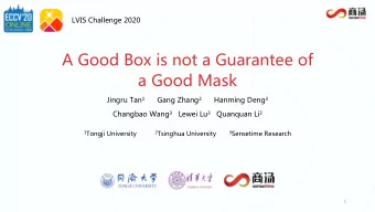 A Good Box is not a Guarantee of  a Good Mask  Pantone / 185C  C 75 / M 59 / Y 37 / K 0  C 71 / M