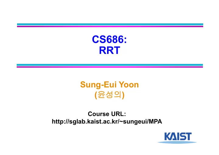 cs686 rrt