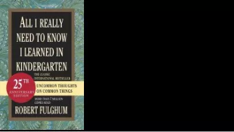 Share Everything  Play Fair  Dont Hit People  Put Things Back  Where You Found Them