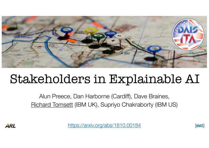 stakeholders in explainable ai