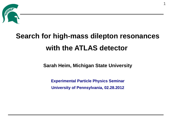 search for high mass dilepton resonances with the atlas