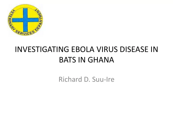 bats in ghana