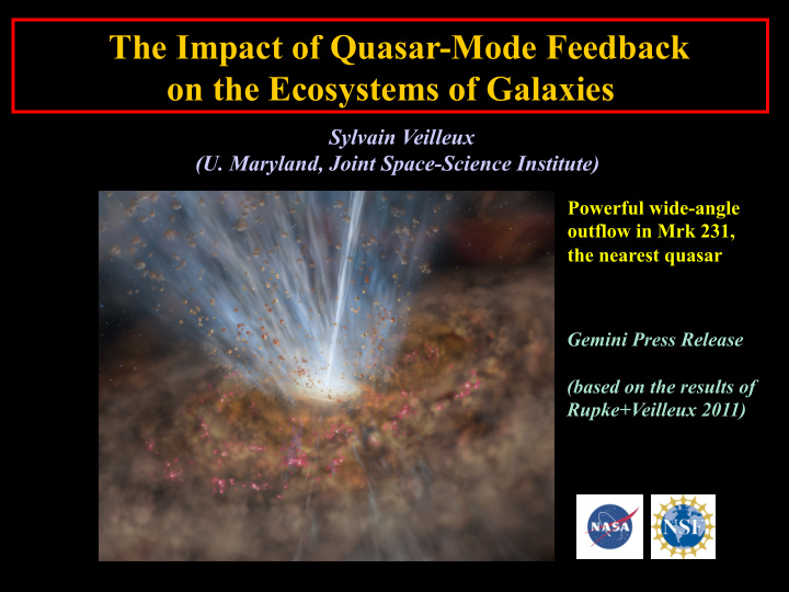 the impact of quasar mode feedback on the ecosystems of