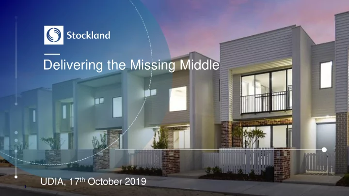 delivering the missing middle