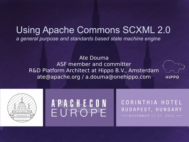 using apache commons scxml 2 0