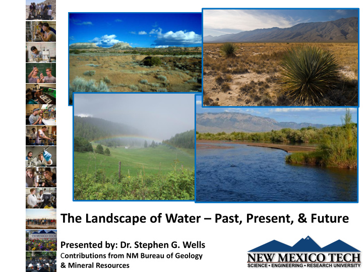 the landscape of water past present future