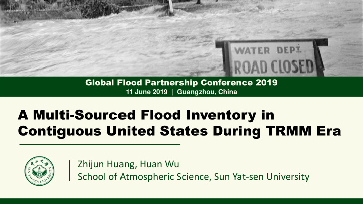 a multi sourced flood inventory in contiguous united