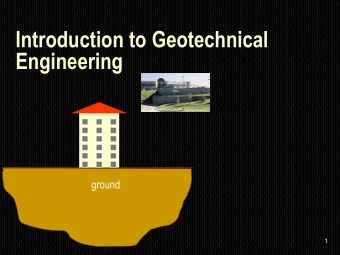 Engineering  ground  1  Typical Geotechnical Project  Geo-Laboratory  Design Office  soil