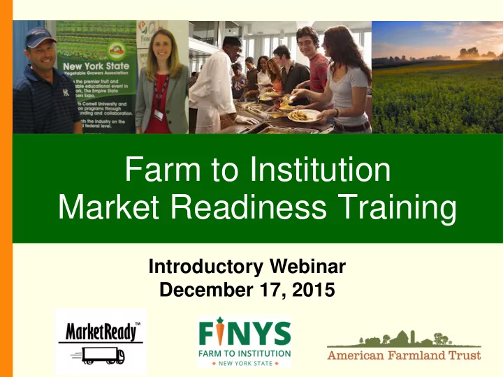 farm to institution