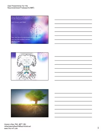 1  www.the-nrf.com  Case Presentation for the  Neurorelational Framework (NRF)  The Neurorelational