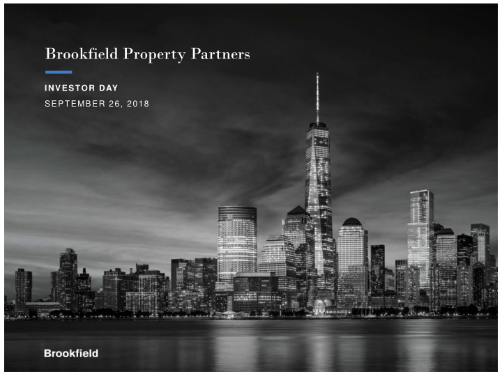 brookfield property partners