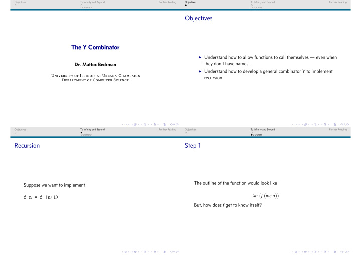 objectives the y combinator