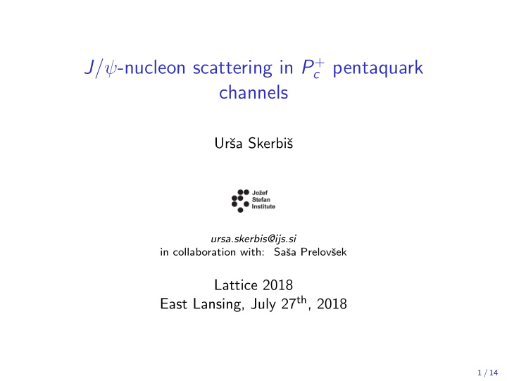 c pentaquark channels
