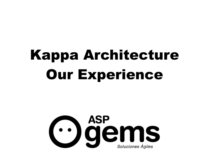 kappa architecture