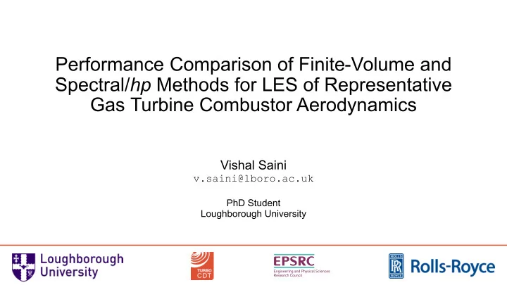 performance comparison of finite volume and spectral hp