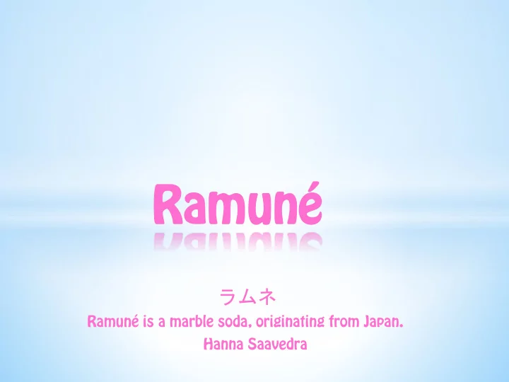 ramun ramun