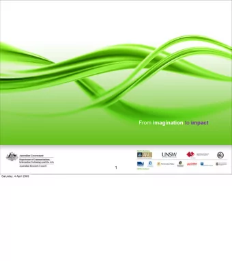 david.skellern@nicta.  com.au From imagination to impact  1  Saturday, 4 April 2009   From