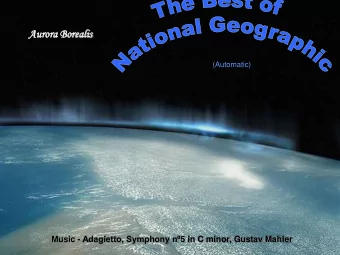 Auror  ora  a Borealis  ealis  (Automatic) Music - Adagietto, Symphony n 5 in C minor, Gustav