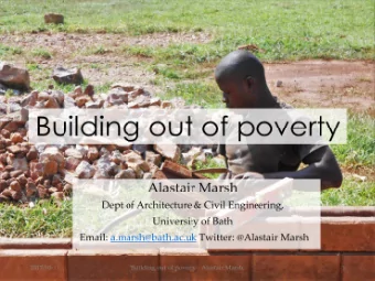 Where Im at now  University of Bath  Department of  Architecture &amp; Civil  Engineering