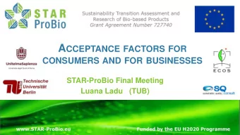 Methods  3-round Delphi survey (lime survey)  Focus group and workshops for validating intermediate