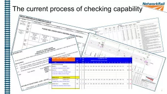 The current process of checking capability  1  Loads Books  Referenced to ascertain maximum tonnage
