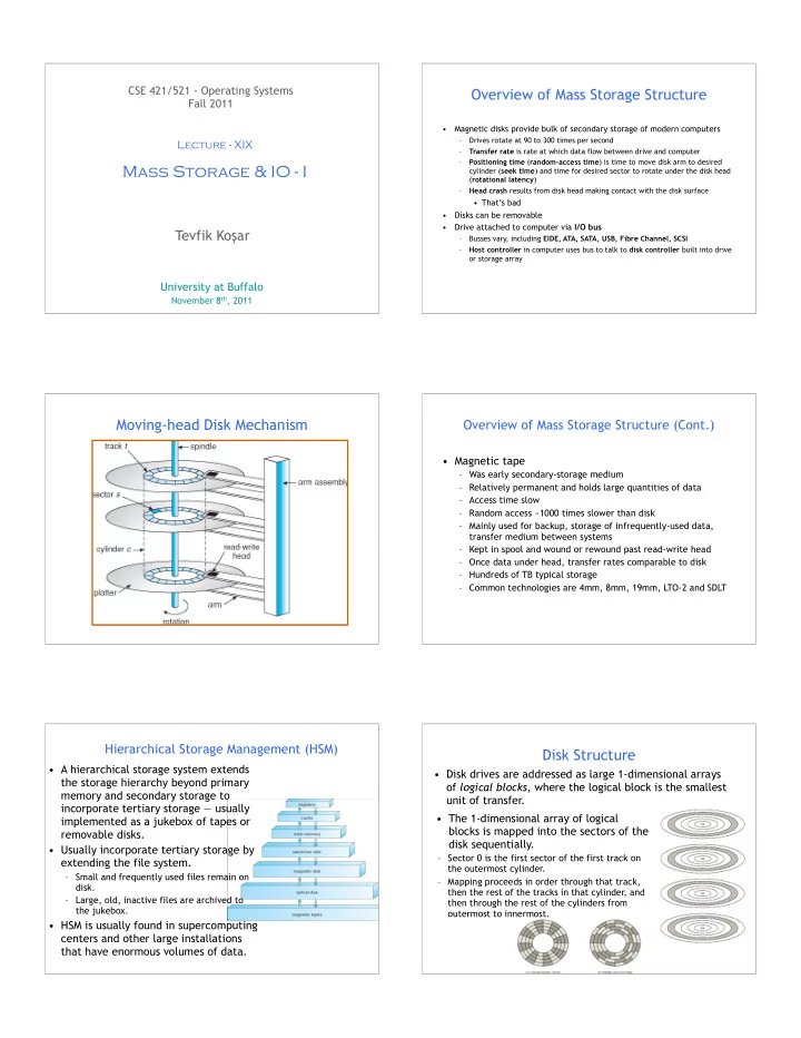 mass storage io i