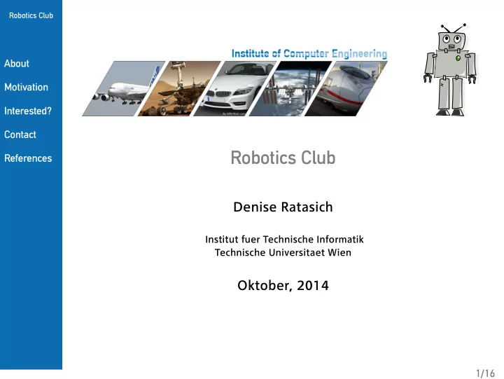 robotics club