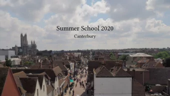 Summer School 2020  Canterbury  Whats a summer school?  summer sciool noun [C] /sm