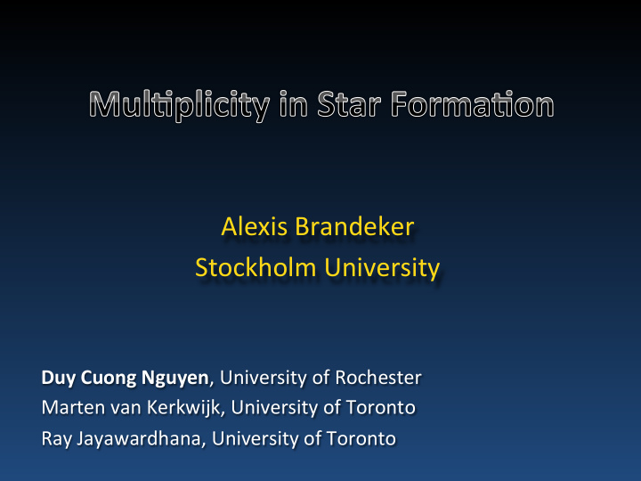 alexis brandeker stockholm university