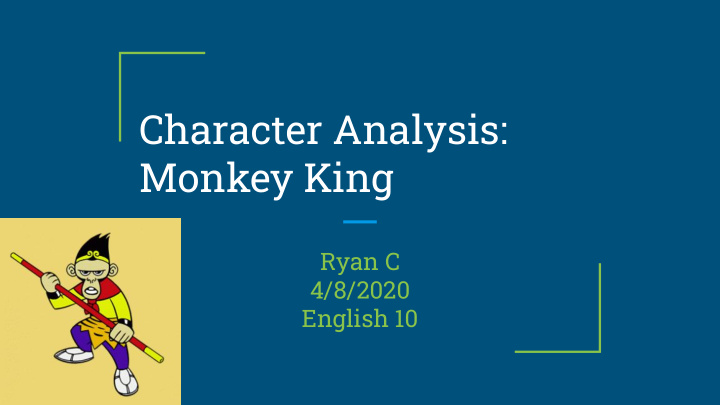 character analysis monkey king
