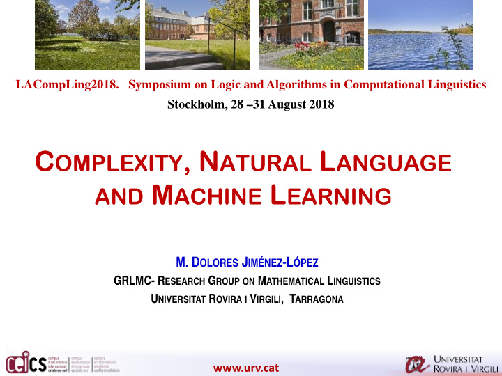 complexity natural machine language learning