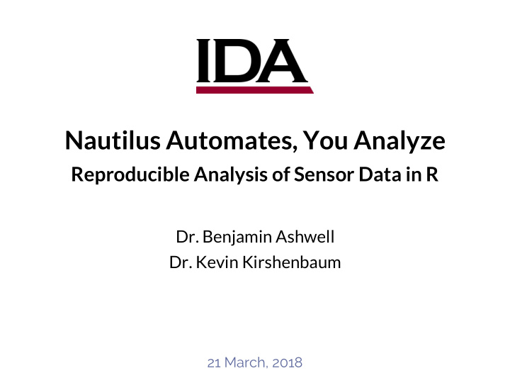 nautilus automates you analyze